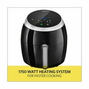 Bella 5.3 Quart Air Convection Fryer, Black (14679)