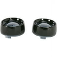thumbnail image 3 of Kuryakyn 5480 Motorcycle Lighting Accessory: Deep Dish Bezel for 2000-19 Harley-Davidson Motorcycles with Bullet Turn Signal/Blinker Lights, Smoke Lens, Gloss Black, 1 Pair, 3 of 3