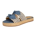thumbnail image 1 of Sandalia Para Mujer CASTALIA 191-54 Azul Detalle de Moño, 1 of 3
