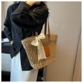 thumbnail image 4 of LNGOOR Sac à Bandoulière Grande Capacité en Paille Tissée à la Main pour Femmes, 4 of 7