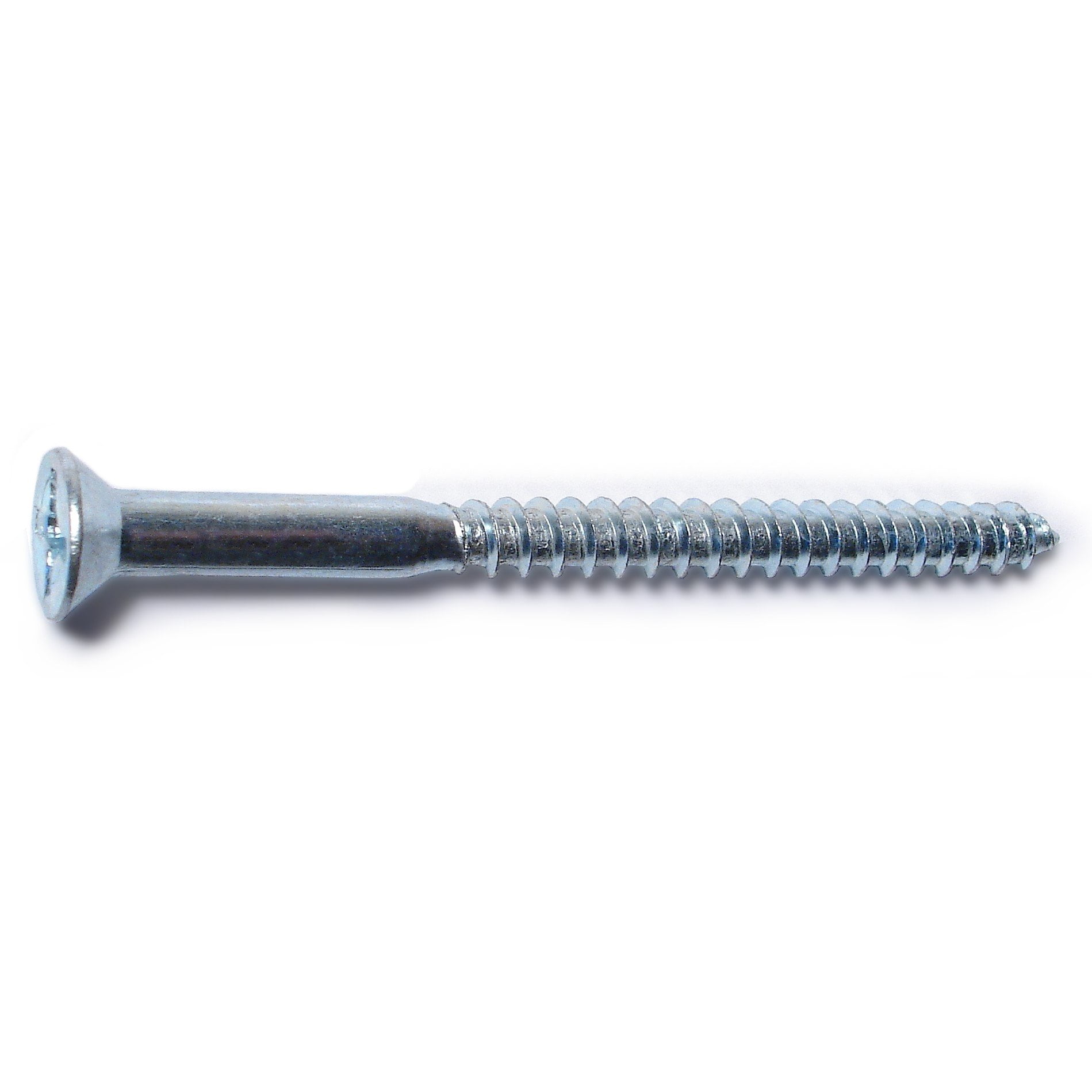 12 x 3" Zinc Plated Steel Phillips Flat Head Wood Screws