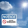 thumbnail image 6 of (2 Pack) No Gum No Metal Cleats No Shelled Nuts Sign, 6 of 7