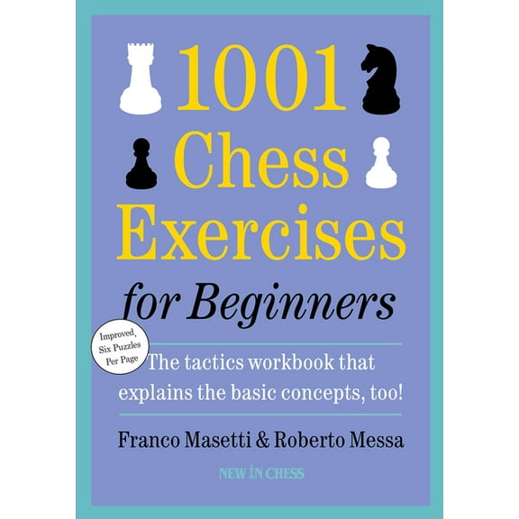 1001 Chess Exercises for Beginners: Second Edition, (Paperback)