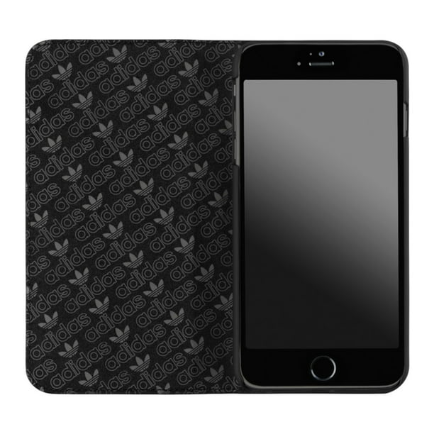 Funda Adidas Originals Booklet para iPhone 6s plus 6 plus Stripes Negro y Oro Walmart en linea