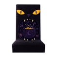 thumbnail image 2 of PYURTEP Halloween Chair Covers, Spooky Face Slipcovers, Double-Sided Printed Decorative Chair Covers for Indoor Outdoor Dining Halloween Decor, 2 of 6