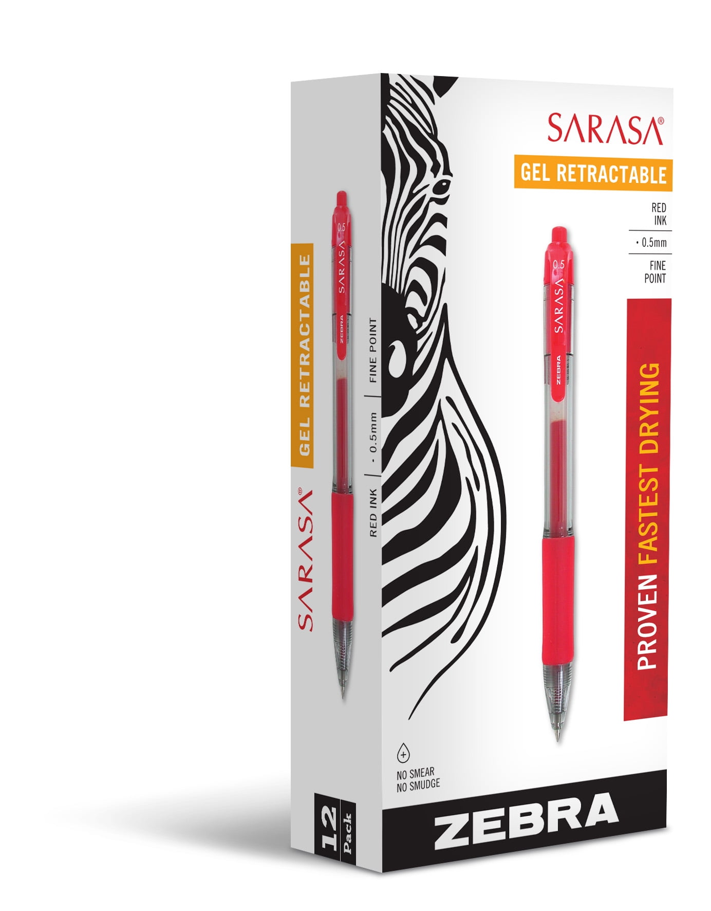 Sarasa Gel Retractable RDI 0.5mm Red Dozen
