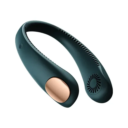 

Neck Hanging Fan Bladeless Cooling Fan Adjustable Portable Air Fan USB Rechargeable Summer Home Office Neck Hanging Cooler