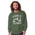 thumbnail image 4 of Strong To The Finish Popeye Bluto Men's Crewneck Sweatshirt Brisco Brands S, 4 of 6