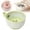 Light Green, variant on Rinsing Berry Washing Ceramic Bowl Ceramic Berry Basket With Holes Stoneware Rinse Bowl For Kitchen Counter