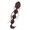 Dark brown, variant on Synthetic Hair Bubble Twist Braid Clip On Ponytail Heat Resistant Fiber Natural Color Hairpiece Clip For Daily Use