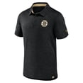 thumbnail image 2 of Men's Fanatics  Black Boston Bruins Authentic Pro Jacquard Polo, 2 of 3