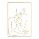 thumbnail image 1 of ¡Descuentos por Doquier!, Modernización de metal, fresco abstracto, habitación, arte abstracto con forma de cuerpo de mujer Akmoler, 1 of 9