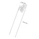 thumbnail image 2 of TABLETREANDS 10Pcs Silver Butterfly Hairpins Decorative Hair Sticks for Buns Wedding and Hanfu Accessories, 2 of 8