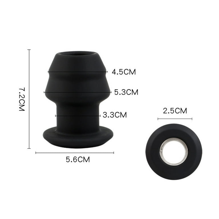 plug anal para iniciante Hollow Prostate Anal Butt Plug Massager Large Dildo Tunnel Probe Sex Toy XL