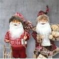 thumbnail image 3 of Eagle Gifts X40 ARE97132X 16 in. Standing Woodland Santa - Red & Ivory, 3 of 4