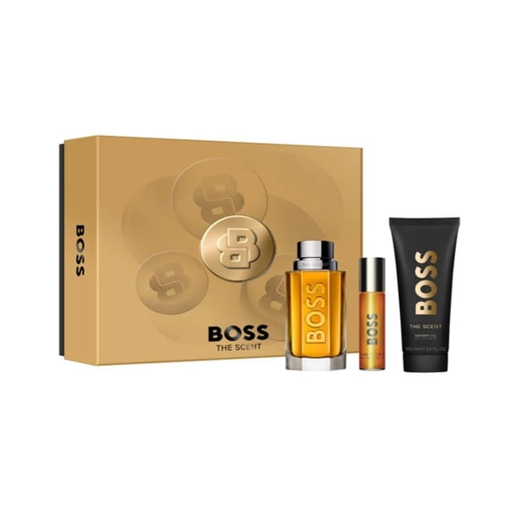Hugo Boss The Scent 3.3 oz EDT Mens Cologne 3.3 Gel 0.33 travel spray Set NIB