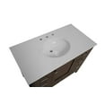 thumbnail image 4 of Horizon 42" Bathroom Vanity with Chocolate Cabinet and Engineered White Top, 4 of 5