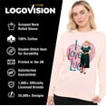 thumbnail image 4 of I Love Lucy Heart You Women's Crew Sweatshirt, 4 of 6