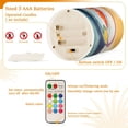 thumbnail image 5 of Yayeee Flameless Candles with Remote Flickering Battery Operated Multi Color Changing, Goldfish Bowl, 5 of 7