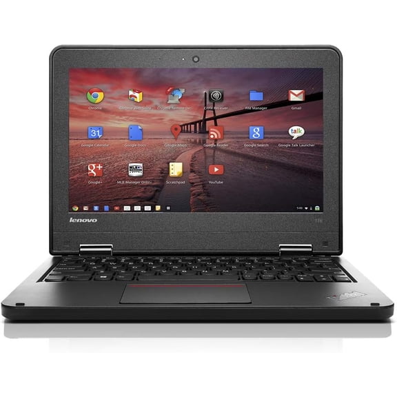 Restored Lenovo Thinkpad Yoga 11e Laptop Computer Bundle | Intel Core Celeron, 4GB RAM, 120GB SSD | Chrome OS | Blair Tech