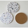 thumbnail image 6 of XKHZJL Coasters for Drinks, Terrazzo Marble Absorbent Ceramic Coasters,Cute Funny Table Drinks Coasters Tabletop Protection Mat,Table Home Decor,4 Inches, 6 of 9