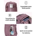 thumbnail image 3 of Men's Business Backpack 25L Carry-on Travel Backpack With USB Charging Port Flight Approved Waterproof Full Open Weekender Bag With Side Handle, 3 of 8