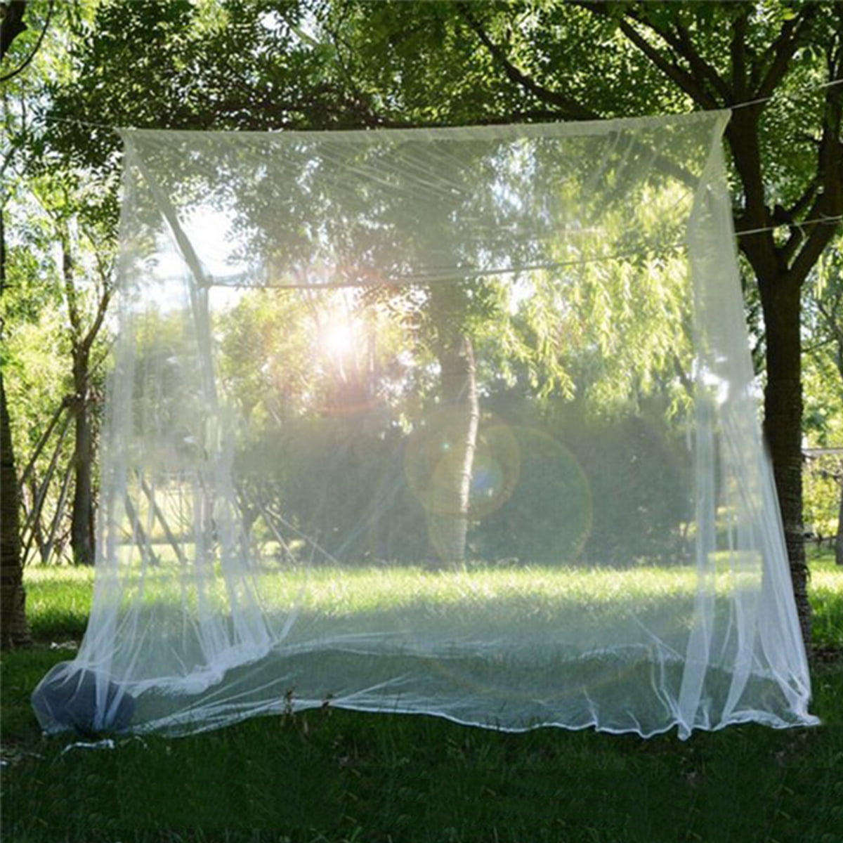 Portable Large Camping Mosquito Net Indoor Outdoor Insect Netting Tent Storage