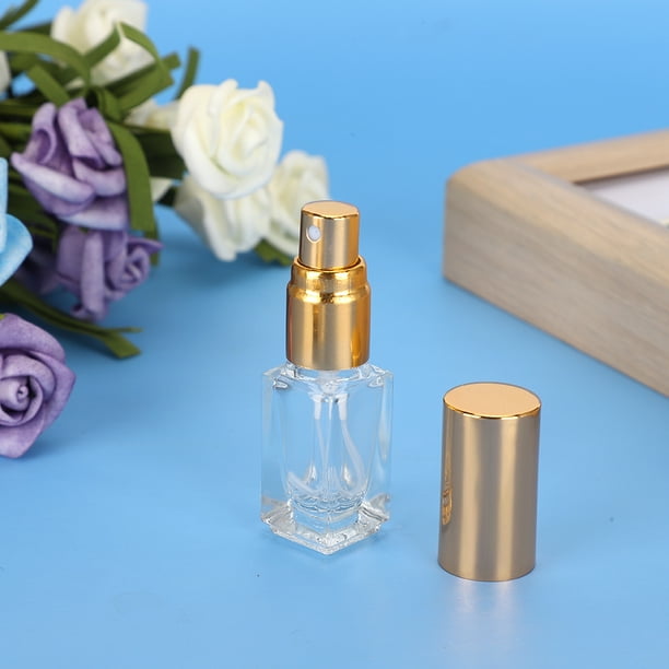 Botellas de perfume vacías recargables, mini botella de perfume de 5 ml, botellas de spray de vidrio, botella de spray de perfume vacía, atomizador de perfume portátil de viaje