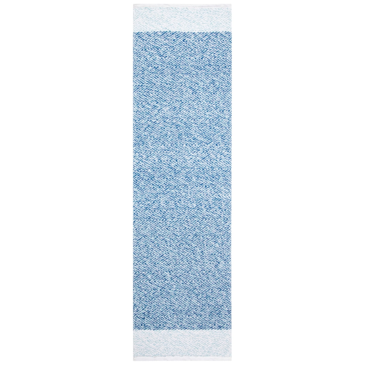 SAFAVIEH Nantucket Adria Geometric Chevron Area Rug, Ivory/Blue, 8' x 10'