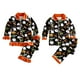 thumbnail image 3 of Conjunto de pijama navideño para niños y niñas, regalo de Navidad, pantalones de manga larga estampados, conjunto de pijama de 2 piezas para hermanos, 3 of 3