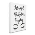 thumbnail image 3 of Stupell Just Wing It Eyeliner Makeup Phrase Beauty & Fashion Painting Gallery Wrapped Canvas Print Wall Art, 3 of 5
