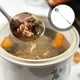 thumbnail image 2 of Cucharón de sopa de mango largo Cuchara de agua de acero inoxidable Cuchara para alimentos Cuchara para agua de cocina, 2 of 8