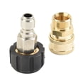 thumbnail image 3 of Set Pressure Washer Adapter To 1/4“ 3/8“ Universal Swivel 14Mm 5000 Psi Accessory For Spray Tool Quick Connect, 3 of 8