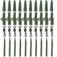 thumbnail image 1 of Wosthever 40 Uds. De accesorios para peces de carpa, mangas antienredos de goma resistentes al desgaste profesionales, aparejo de pesca para Pescar Verde, 1 of 6