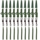 thumbnail image 1 of Wosthever 40 Uds. De accesorios para peces de carpa, mangas antienredos de goma impermeables resistentes al desgaste profesional, aparejos de Pescar Verde, 1 of 6