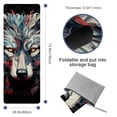 thumbnail image 4 of Wolf Yoga Blanket with Storage Bag, 72.8"x26.8" - Yoga, Pilates, and Fitness - Includes Yoga Towel and Mat Towel, 4 of 6