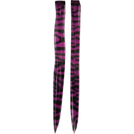 Morris Costumes Accessories & Makeup Hair Extension Purple Zebra, Style SA10249