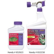 Bonide Systemic Insect Spray - 32oz - Ready-to-Spray - Hose-End Twist & Shoot Sprayer