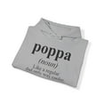 thumbnail image 4 of Poppa Dad Fathers Day Definition Hoodie, Gifts, Hooded Sweatshirt, 4 of 4