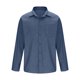 thumbnail image 5 of pstuiky manga larga de hombre, Camiseta lisa de manga larga con cuello vuelto para hombre, blusa informal, elegante, cómoda, con bolsillos y botones camisetas de hombre m, 5 of 6