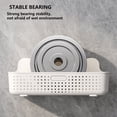 thumbnail image 6 of Plastic Shower Caddy,Shower Shelf for Inside Shower,Plastic Bathroom Shower Organizer,Wall Mounted Shower Shelf,No Drilling Shower Basket Storage Racks for Kitchen,Shampoo, Body Wash,Conditioner, 6 of 7