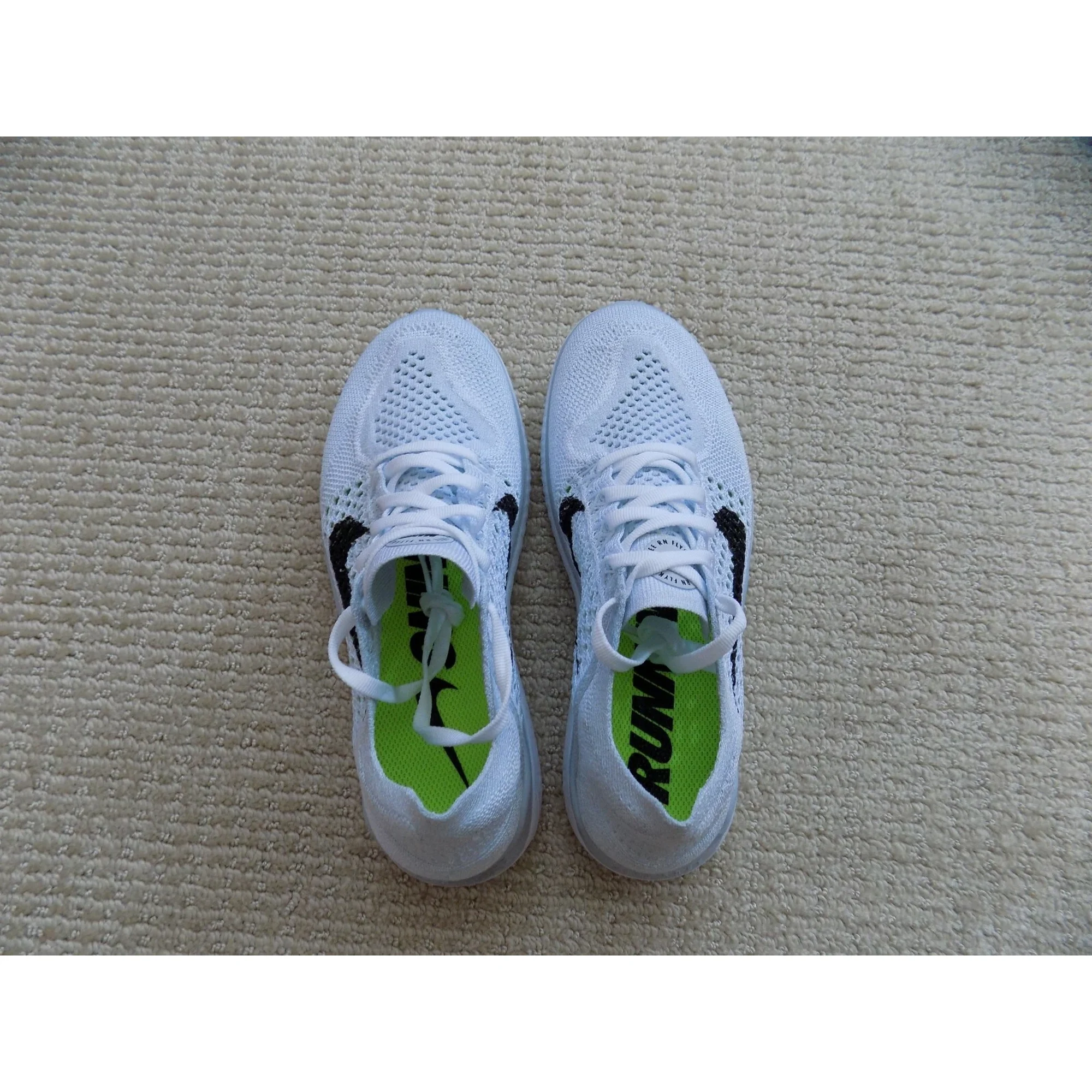 NEW WOMENS NIKE FREE RN FLYKNIT 2018 RUNNING SHOES WHITE