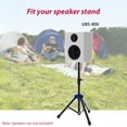 thumbnail image 1 of Speaker Stand Studio Monitor Speaker Tripod Stand Heavy Duty Telescoping Height Adjustable Non-slip Three-point Triangle   Base Bracket for Outdoor Performance Surround Sound, 1 of 7