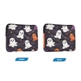 thumbnail image 7 of FORMRS 15"-15.6" Laptop Sleeve Protective Case Soft Carrying Quilted Computer Bag Cover, White Halloween Ghosts, 7 of 7