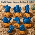 thumbnail image 6 of Ocean Filled Pie Press Collection, Mini Ocean Animal Pie Molds,A, 6 of 9