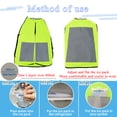 thumbnail image 5 of Cooling Safety Vest with 6 Ice Packs - Reflective Cool Vest with Pockets and Zipper, Ice Vest for Work Hot Weather, 5 of 7