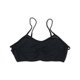 thumbnail image 1 of Aeropostale Bralette de malla con tiras para mujer, negro, pequeño Aeropostale Bralette, 1 of 2