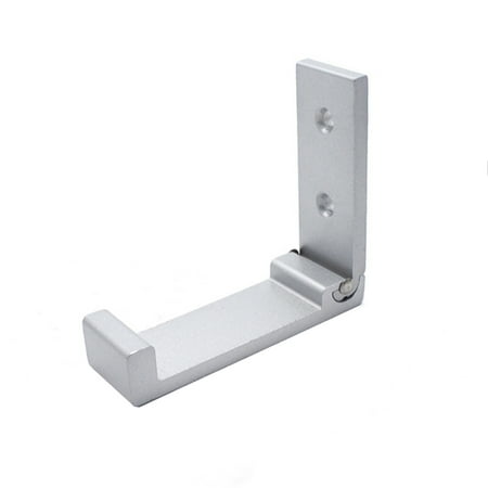 

90 Degrees Folding Clothes Hook Aluminum Alloy Punch-free Wall Hook Hanging Aluminum Alloy Punch-free Wall Hook Hanging Storage Device Nails Available 90 Degrees Folding Silver Square