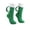 #03N Green, variant on Beer Mug Socks with Handles, Funny Novelty Beer Stein Socks for Men and Women, Christmas Party Gift, 1 Pair
