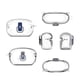 thumbnail image 5 of Estuche transparente protector Secure Lock a prueba golpes para Sony WF-1000XM5 (2023) (gris), 5 of 6